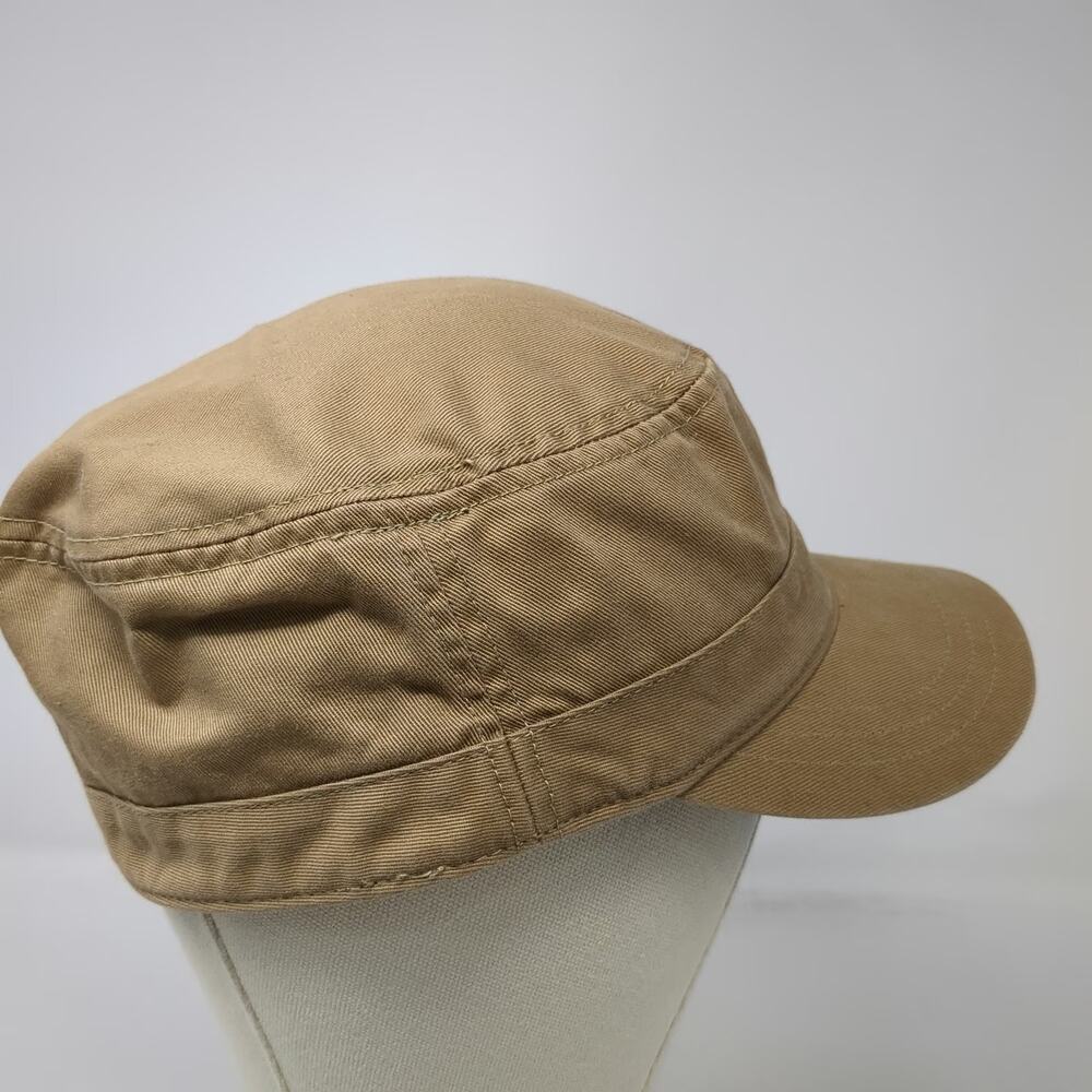 Old Navy Army Cap Brown Xl Cotton Side Patch Shield Logo Regiment Military Hat View 5